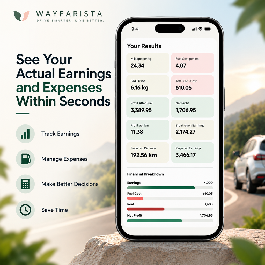 Uber CNG Profit Calculator